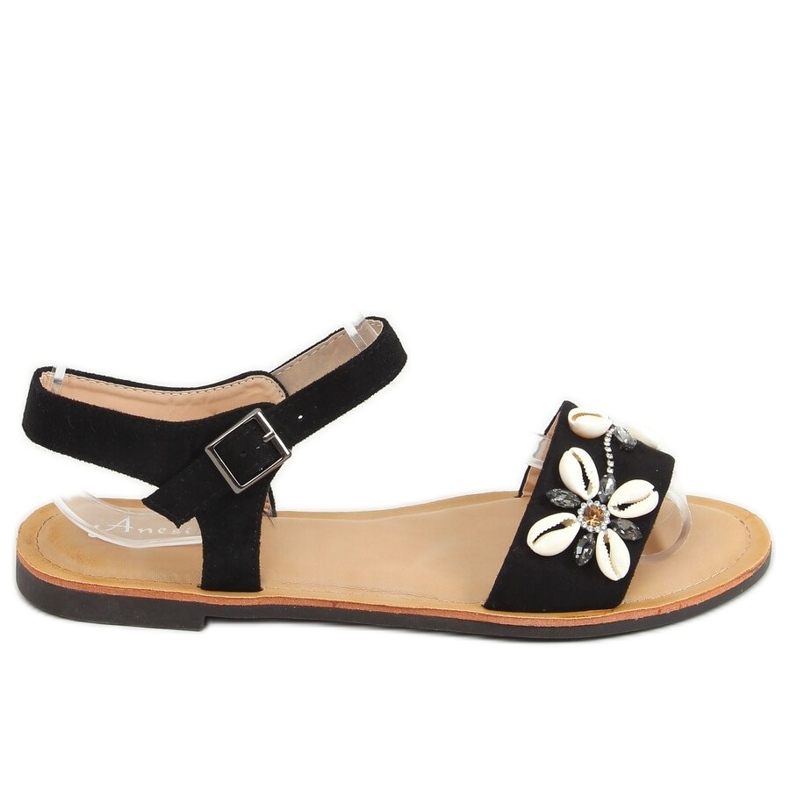 PA1 Skořápkové sandály Mason Black černá