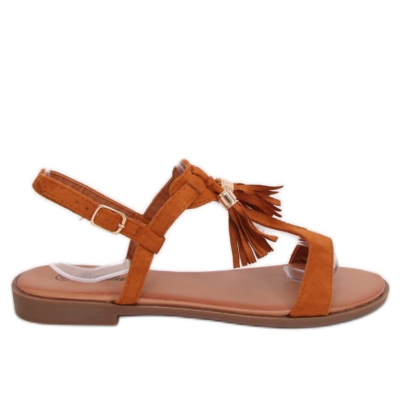 BM Dámské sandály Bayles Camel hnědý