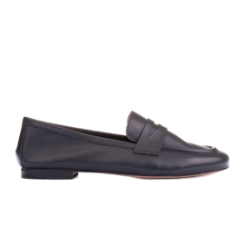 Marco Shoes Mokasíny bez podšívky černý