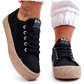 Módní pletené tenisky Lee Cooper LCW-23-31-1797L černé černá