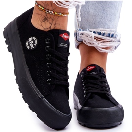 Dámské tenisky s nízkou platformou Lee Cooper LCW-23-44-1652L černé černý