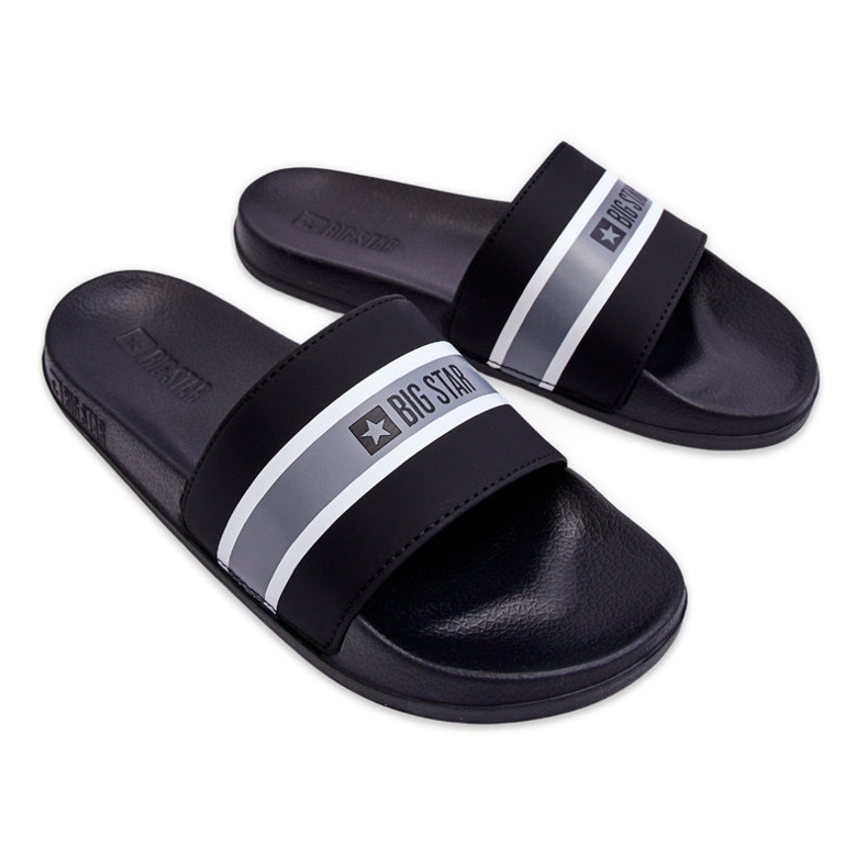 Lehké pěnové pantofle Big Star JJ274648 Black černá