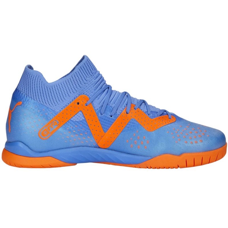 Kopačky Puma Future Match IT+Mid Jr 107198 01 modrý modrý