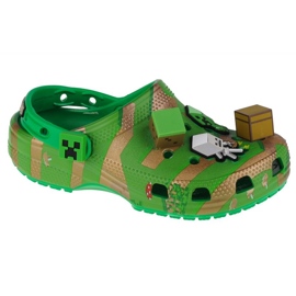 Crocs Elevated Minecraft Classic Clog Jr. 208473-90H zelený