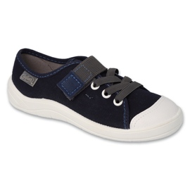 Dětské pantofle Befado 351x047 Navy Blue modrý