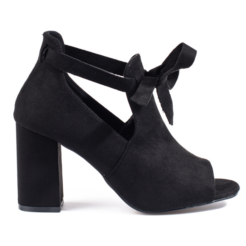 W. Potocki Jarní dámské semišové kozačky značky Potocki černá