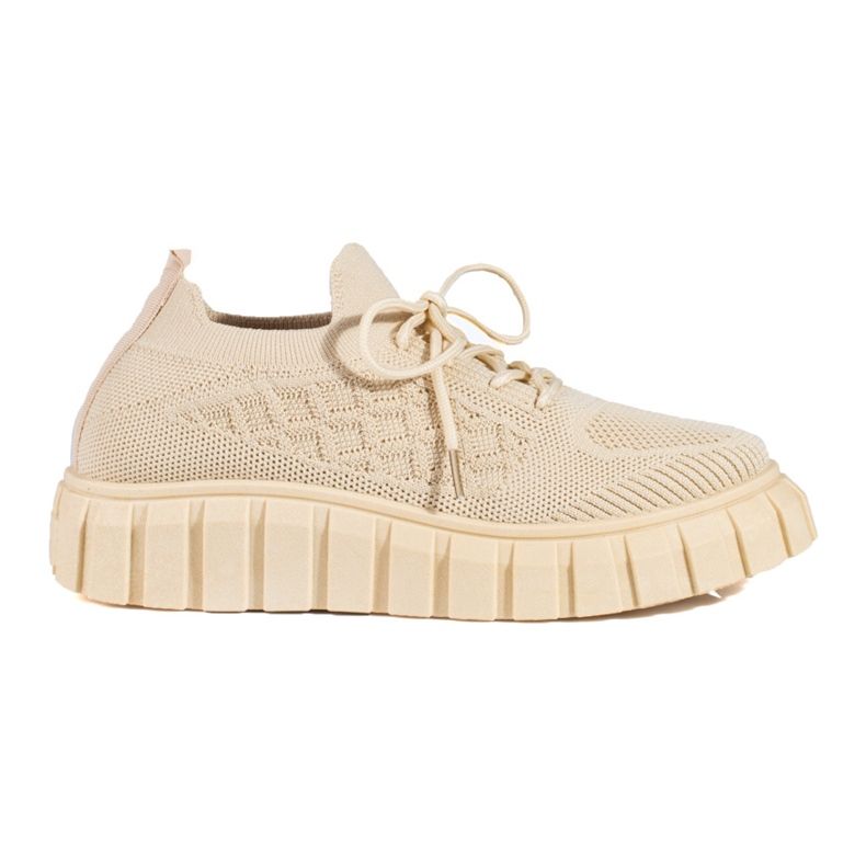 Dámské béžové sportovní boty z látky Shelovet béžový
