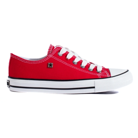 Červené klasické tenisky Big Star T274020603 červený