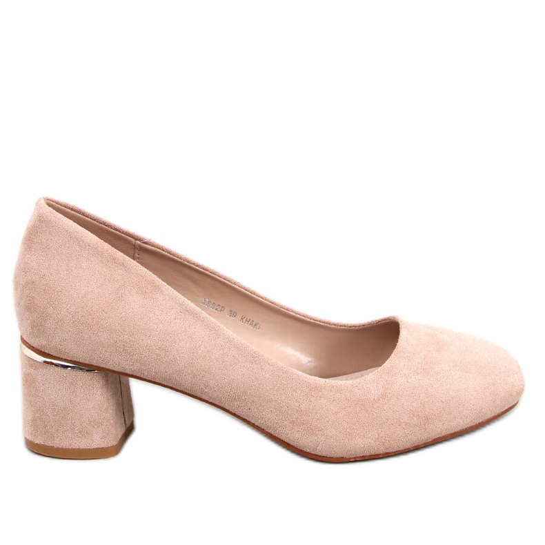 Seastar Lodičky Chelsea Khaki s kulatou špičkou béžový