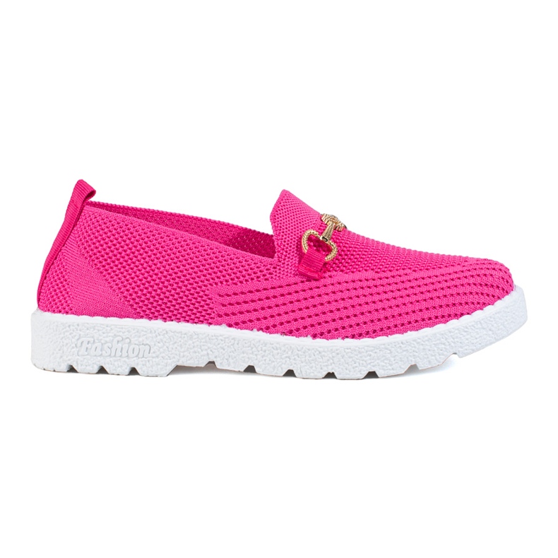 Dámská slip on látka Shelovet fuchsiová růžový