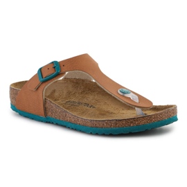 Žabky Birkenstock Gizeh Desert Soil Ginger Jr 1024327 hnědý