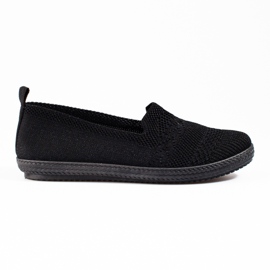 Dámské textilní slip-on tenisky Shelovet černé černý