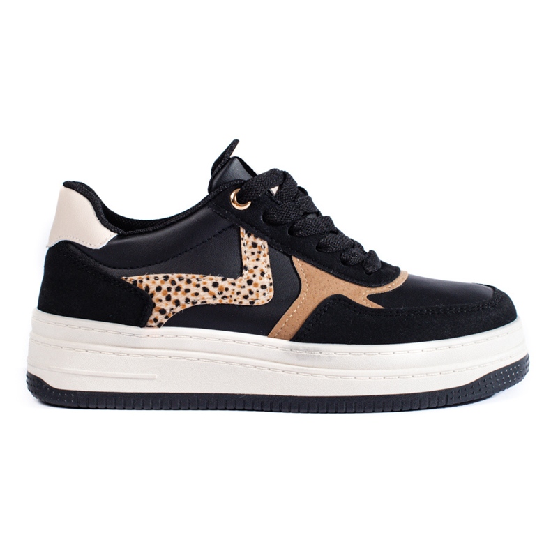 Dámská sportovní obuv na platformě černá Shelovet