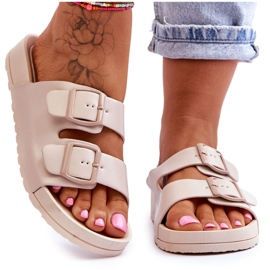 PS1 Dámské béžové pantofle na platformě Vertigo béžový PS1 Dámské béžové pantofle na platformě Vertigo béžový