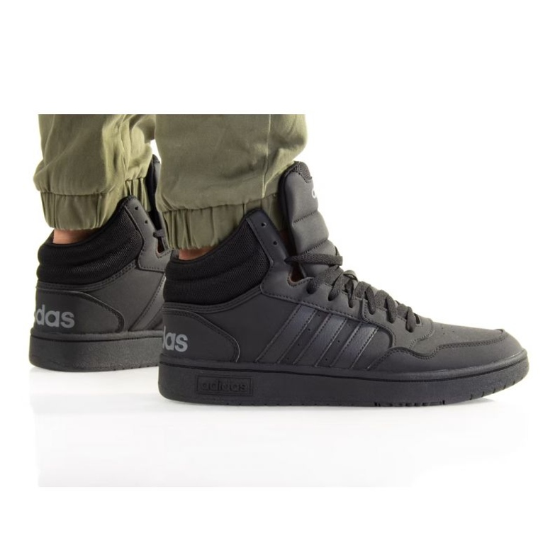 Boty adidas Hoops 3.0 Mid M GV6683 černá Boty adidas Hoops 3.0 Mid M GV6683 černá