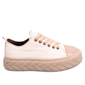 Dámské tenisky Winnie BEIGE/BEIGE béžový Dámské tenisky Winnie BEIGE/BEIGE béžový