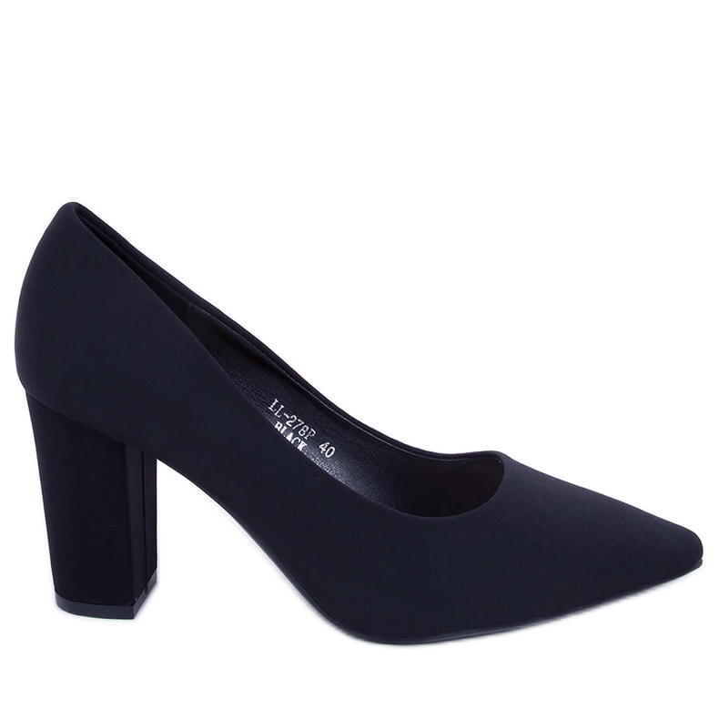 Lodičky na Eilish Black post černá Lodičky na Eilish Black post černá