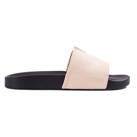 Dámské béžové semišové pantofle značky Shelovet béžový