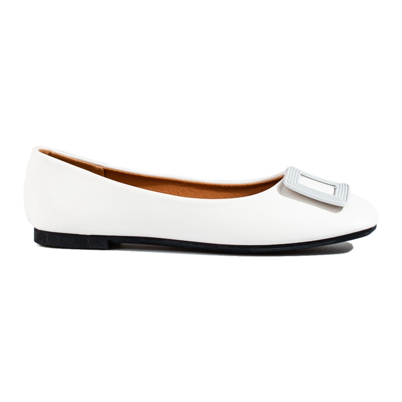 Dámské bílé baleríny se zdobením Shelovet bílý
