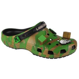 Clogs Crocs Elevated Minecraft Classic Clog 208472-90H zelený