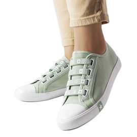 Zelené slip-on tenisky od Big Star HH274097 zelený