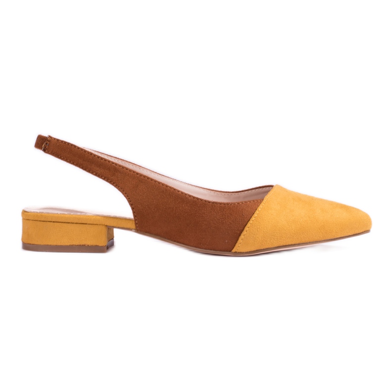 Dámské lodičky na otevřeném podpatku Shelovet hnědý