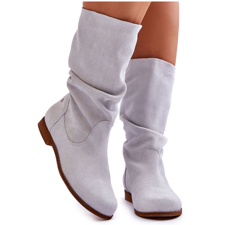 Dámské semišové boty Maciejka 05057-11 Light Mint zelená Dámské semišové boty Maciejka 05057-11 Light Mint zelená