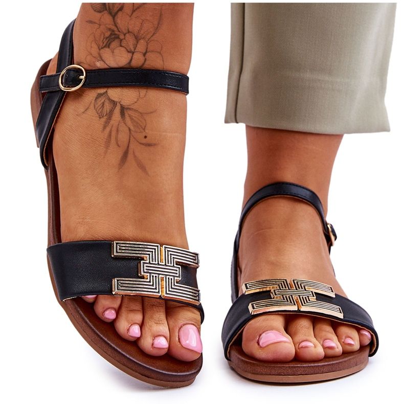 Dámské sandály S.Barski KV-5541-37 Černé černá