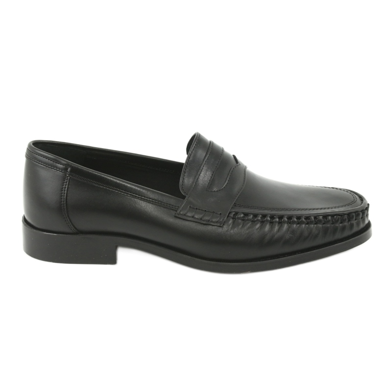 Pilbut Morello Men's Black Loafers Black 01 černá