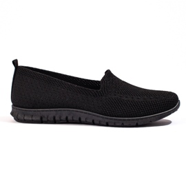W. Potocki Dámské slip on textilní Potocki černý