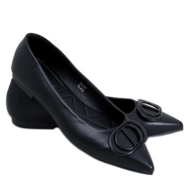 Baletní plošky Falana Black Mandle Toe černý