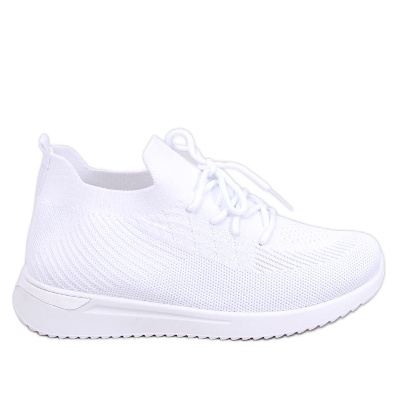 BM Ponožkové sportovní boty Bergman White bílý BM Ponožkové sportovní boty Bergman White bílý