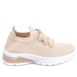 Sportovní boty s ponožkou Caruso Beige béžový