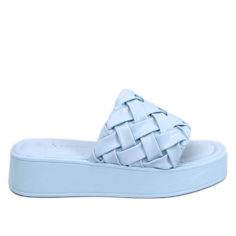 BM Sandály na klínku Inaba Blue modrý