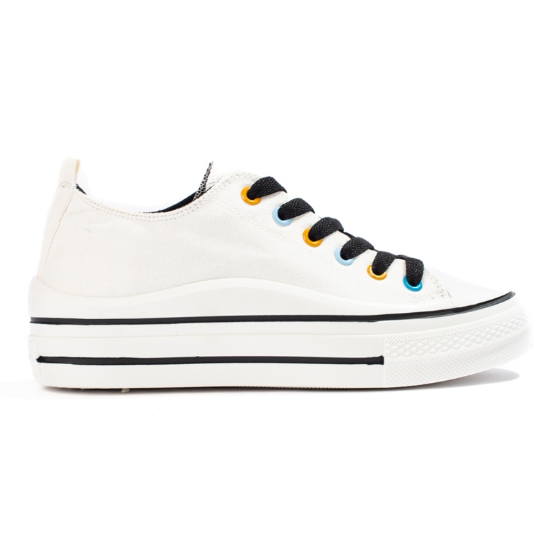 Dámské tenisky na platformě Shelovet bílé bílý