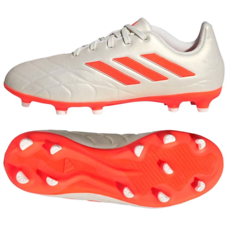 Boty adidas Copa PURE.3 Fg Jr HQ8944 bílý bílý