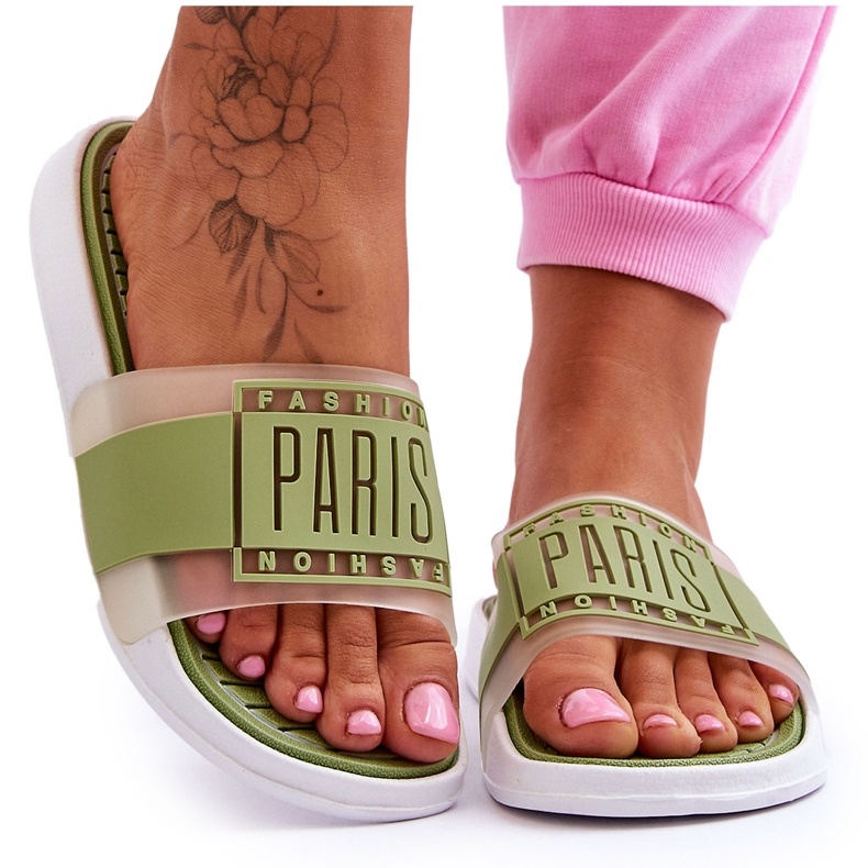 Dámské sportovní pantofle Green Sunrise zelená