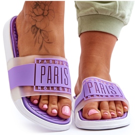 Dámské sportovní pantofle Purple Sunrise fialová