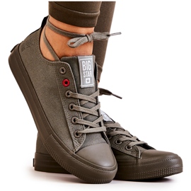 Nízké tenisky Big Star JJ274004 Khaki zelený