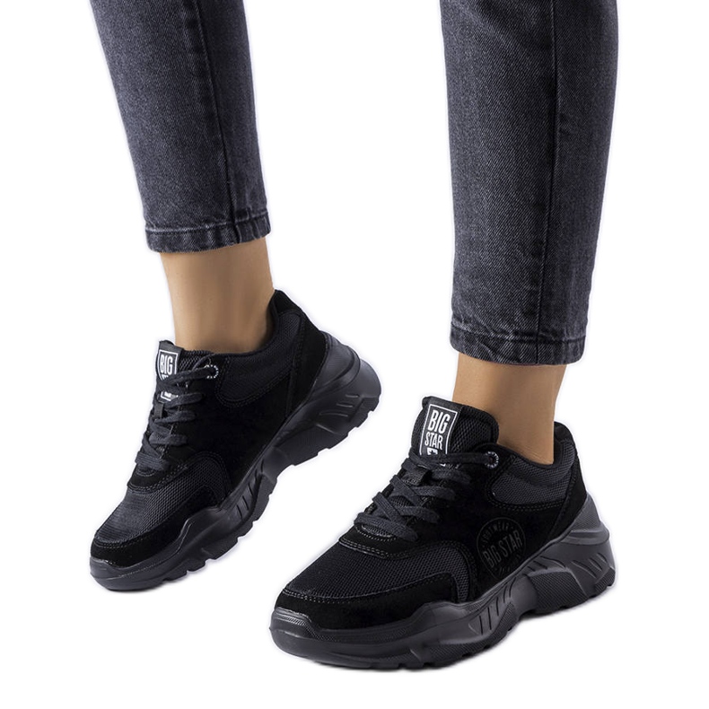 Černé tenisky Big Star JJ274A113 černá