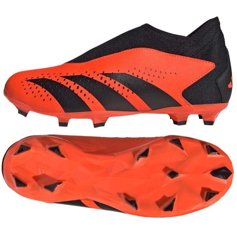 Kopačky Adidas Predator Accuracy.3 Fg Ll Jr GW4607 oranžový pomeranče a červené