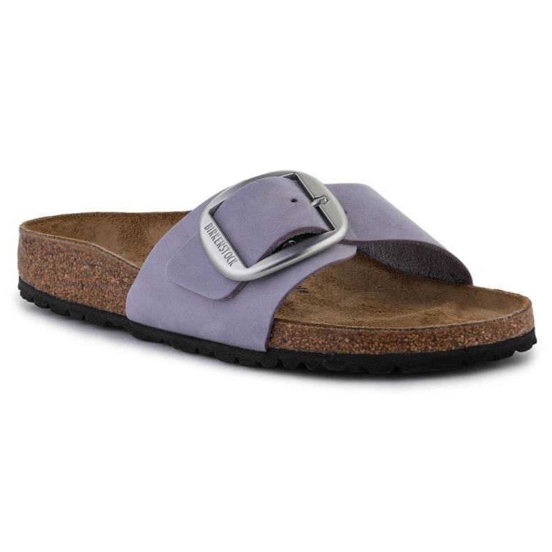 Pantofle Birkenstock Madrid Big Buckle W 1024001 fialový Pantofle Birkenstock Madrid Big Buckle W 1024001 fialový