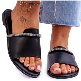 Elegantní ploché podpatky černé Termen černá