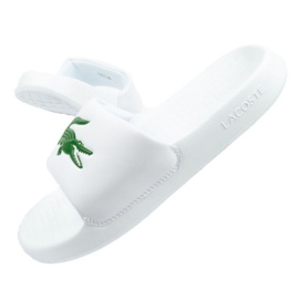 Pantofle Lacoste Serve Slide M 02082 bílý