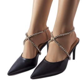 Odkapávač černé skluzavky na podpatku černá Odkapávač černé skluzavky na podpatku černá