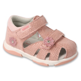 Befado Pink Children's Sandals 170P079 růžový Befado Pink Children's Sandals 170P079 růžový