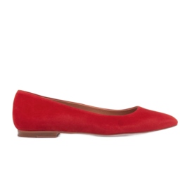 Marco Shoes Lehké baleríny červený
