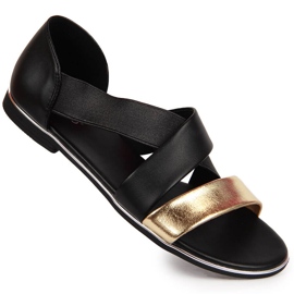 Dámské nazouváky černé Jezzi 3882 černý