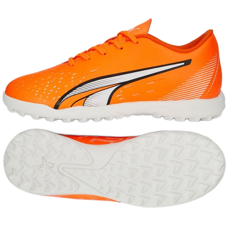 Boty Puma Ultra Play Tt Jr 107236 01 oranžový pomeranče a červené Boty Puma Ultra Play Tt Jr 107236 01 oranžový pomeranče a červené