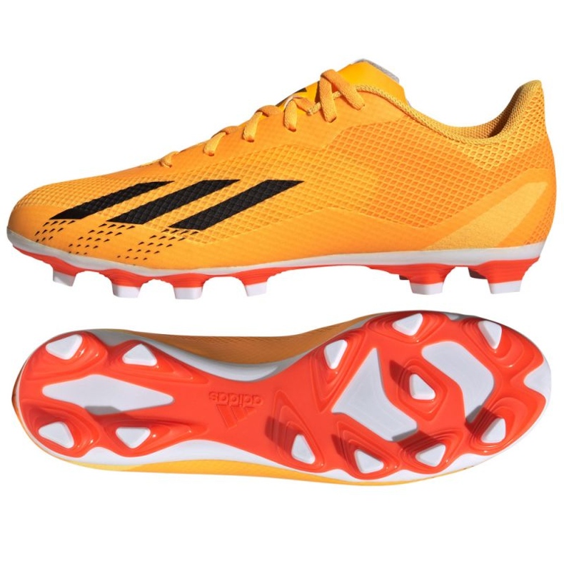 Kopačky Adidas X Speedportal.4 Fg M GZ2460 oranžový pomeranče a červené
